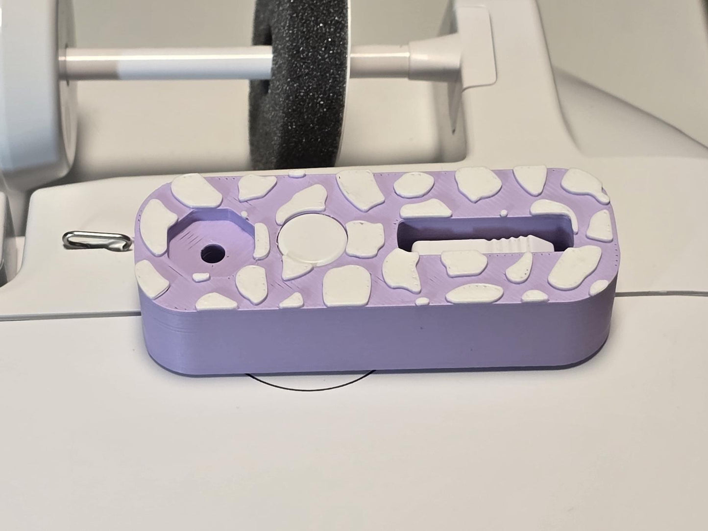 Knob and Bobbin Winder Guards for Bernina 770QE Plus Kaffe Edition + Scissor Holders