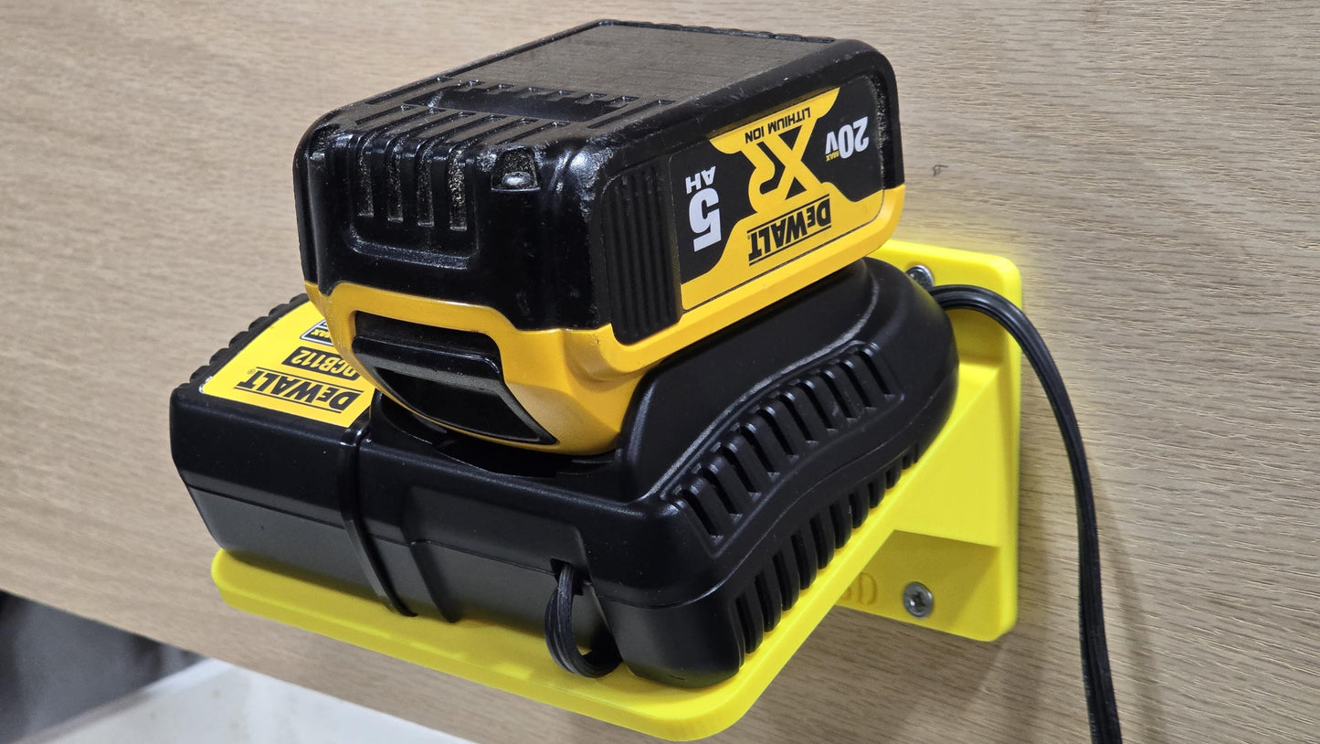 Wall Mount for DeWalt DCB112 Battery Charger