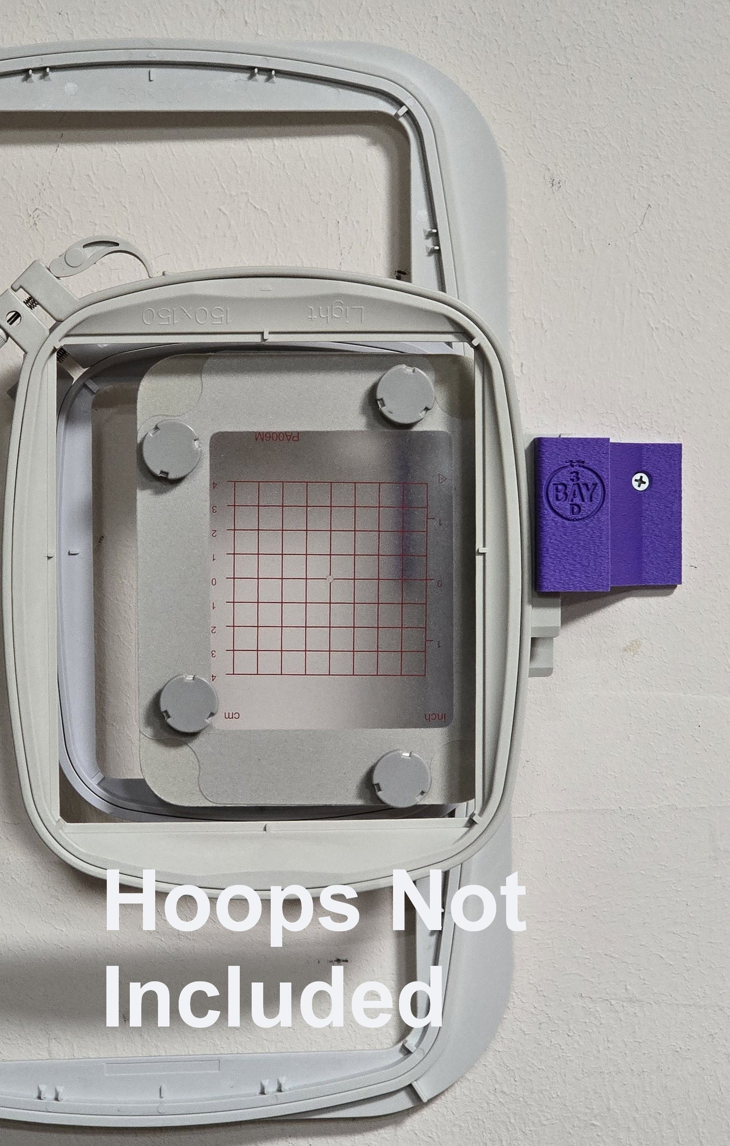 Husqvarna-Viking-Pfaff Embroidery Hoop Storage - Wall-Mount (25 Colors!)