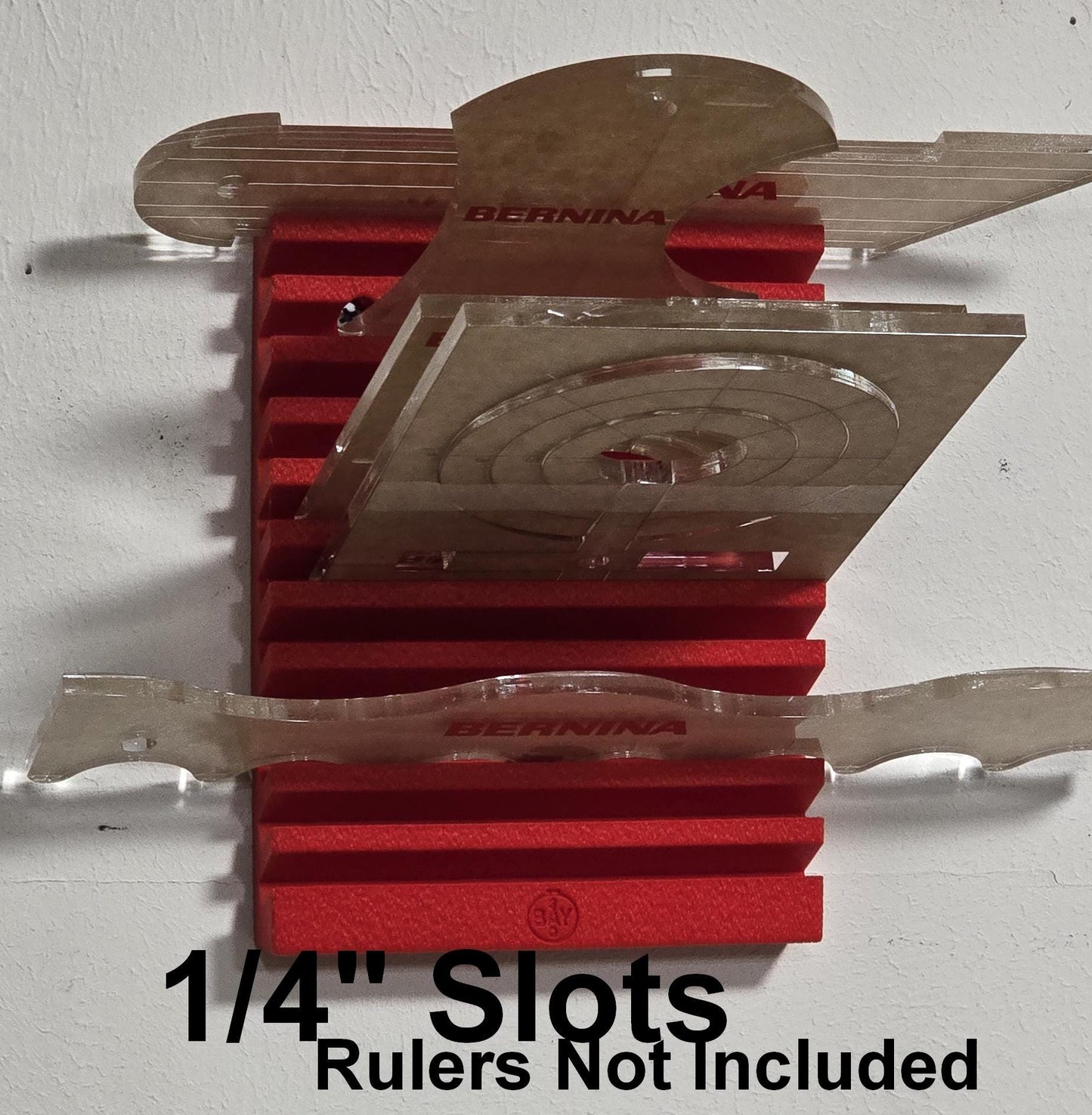 Quilting Ruler Storage: Wall Mount (25 Colors!)