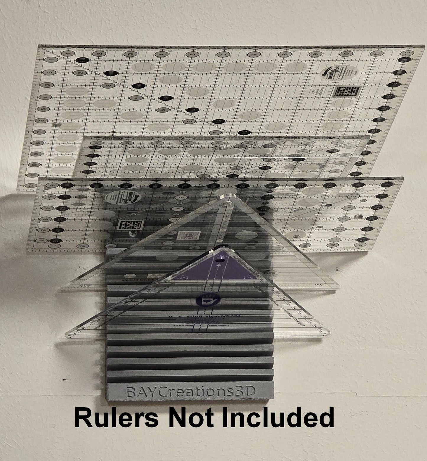 Quilting Ruler Storage: Wall Mount (25 Colors!)